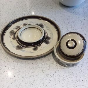 Handmade dip and bowl